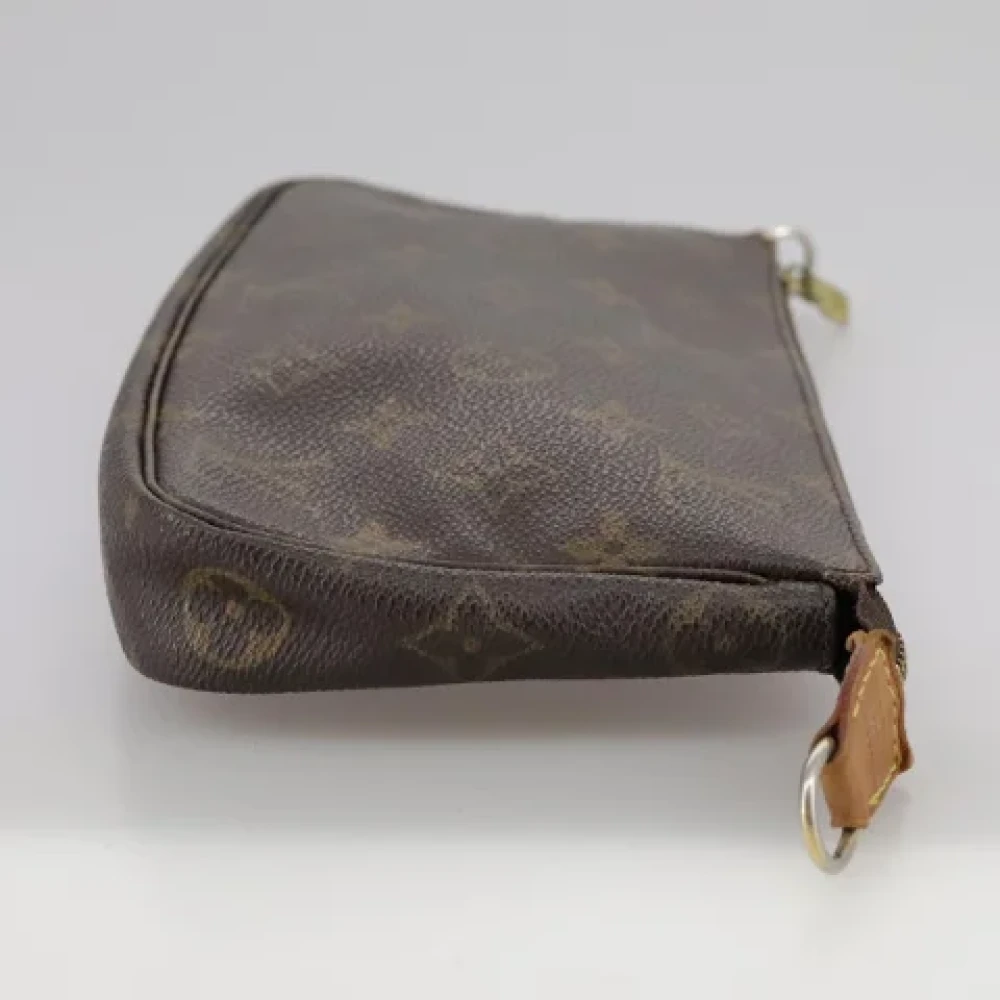 Louis Vuitton Vintage Pre-owned Canvas clutches Brown Dames