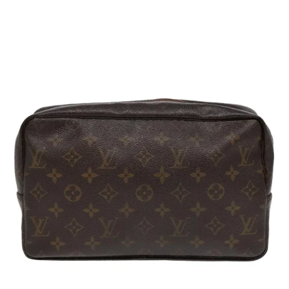 Louis Vuitton Vintage Pre-owned Canvas clutches Brown Dames
