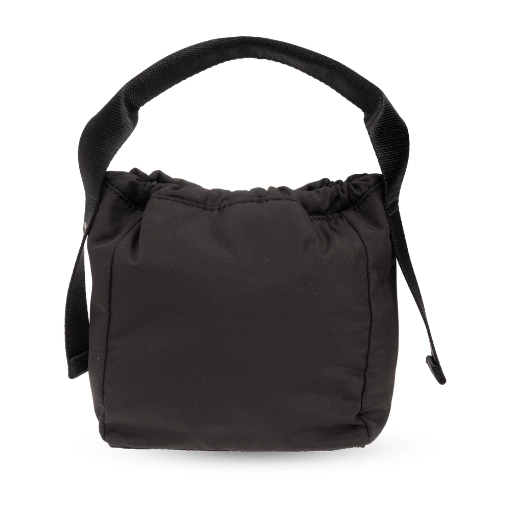 Ganni Handtas met logo Black Dames