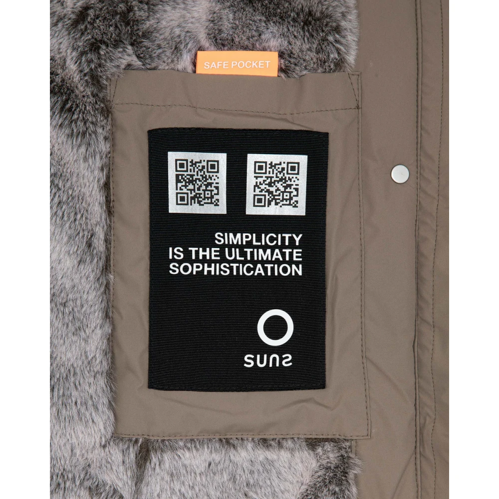 Suns Stijlvolle jassen voor elke gelegenheid Beige Dames