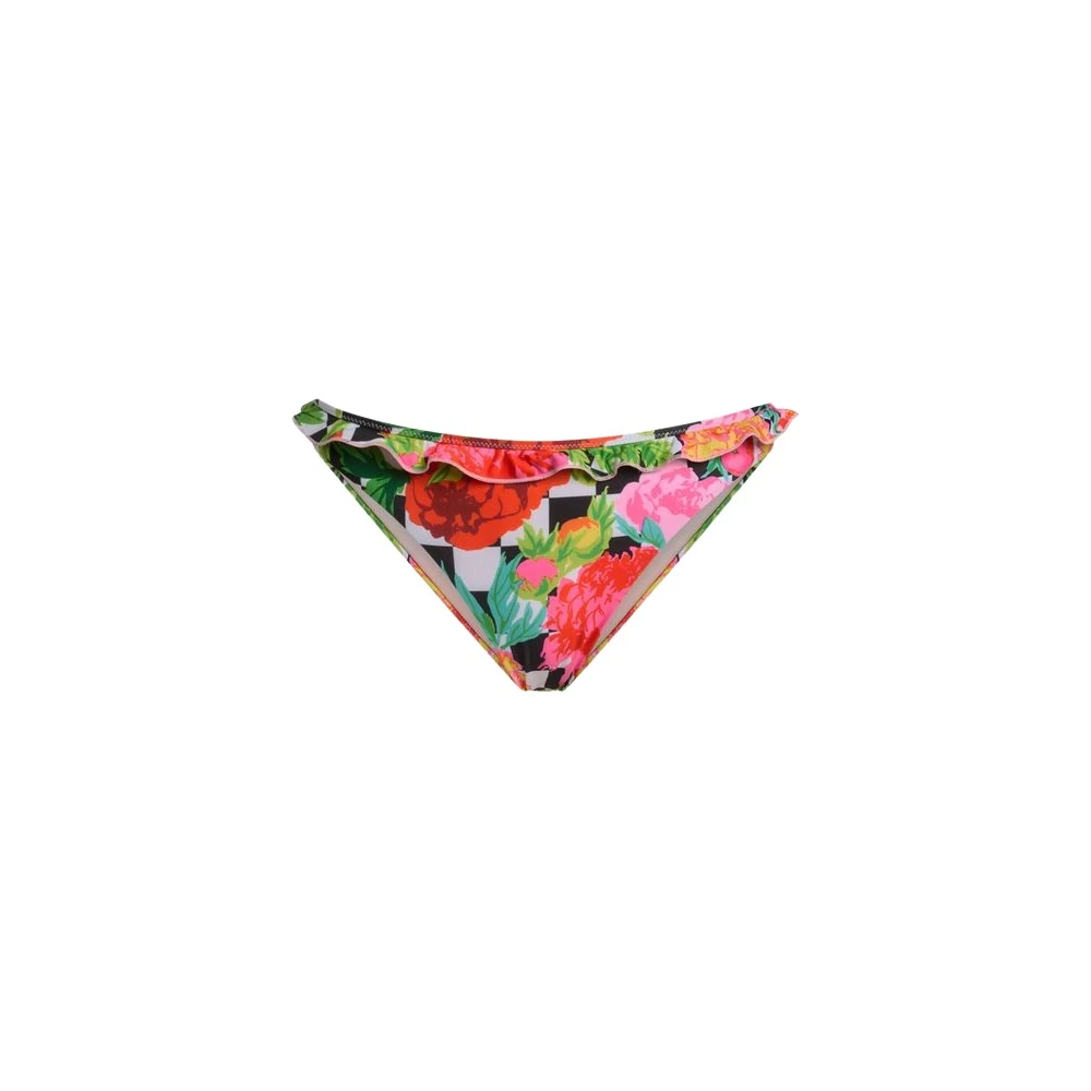 Moschino Multicolor Bikinis, Female, L, Printed Lycra Swim Briefs