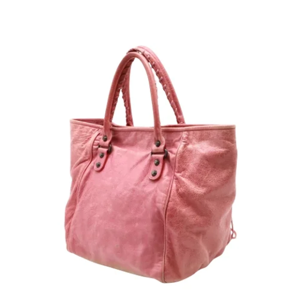 Balenciaga Vintage Pre-owned Leather balenciaga-bags Pink Dames