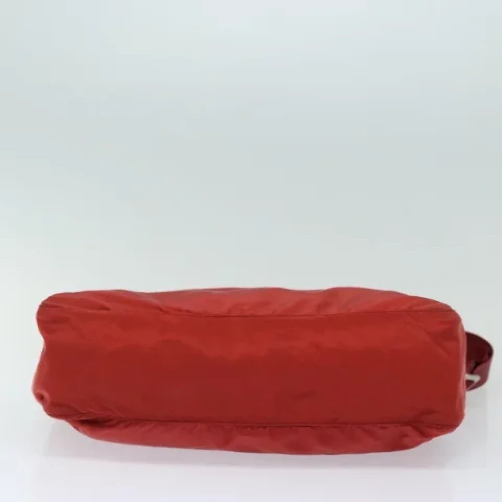 Prada Vintage Pre-owned Nylon prada-bags Red Dames