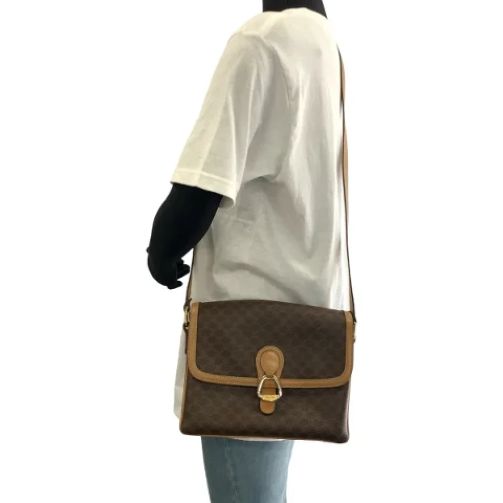 Celine Vintage Pre-owned Canvas celine-bags Brown Dames