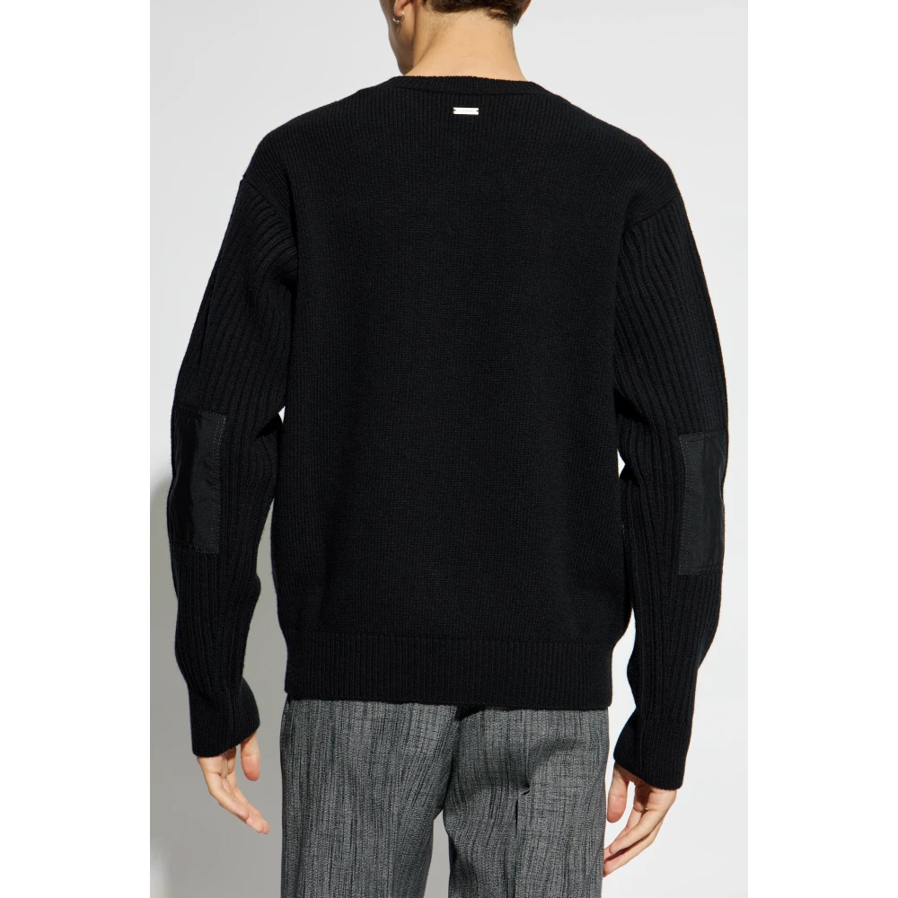 Salvatore Ferragamo V-hals trui Black Heren