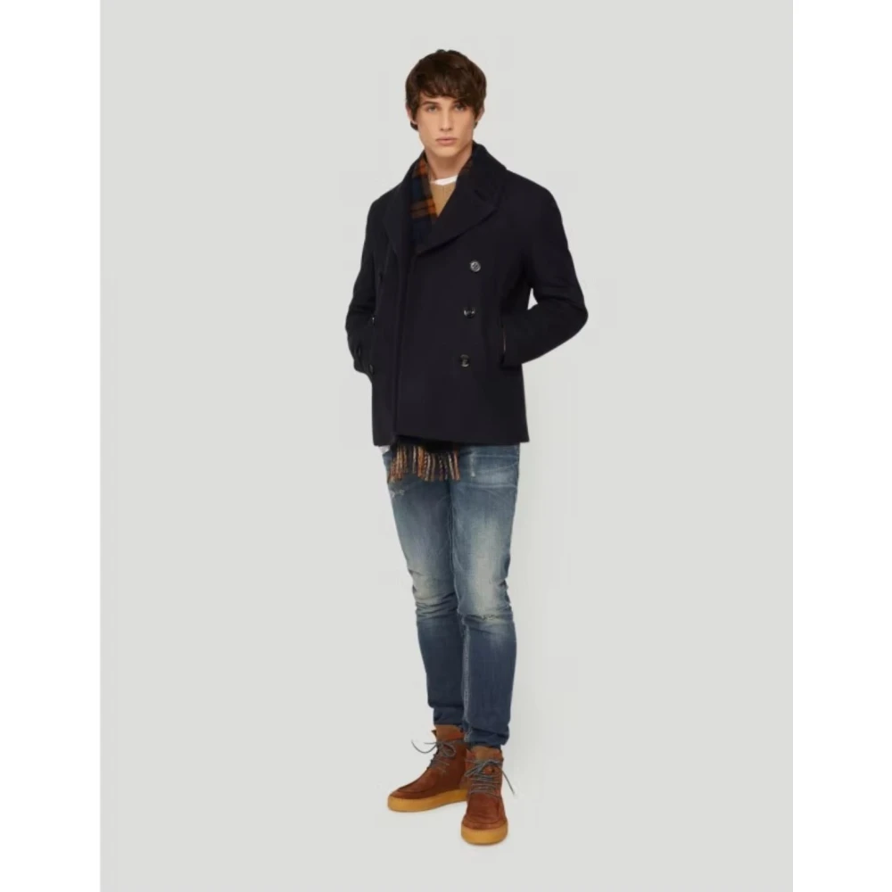 Dondup Slim-Fit Stijlvolle Ritchie Jeans Upgrade Blue Heren