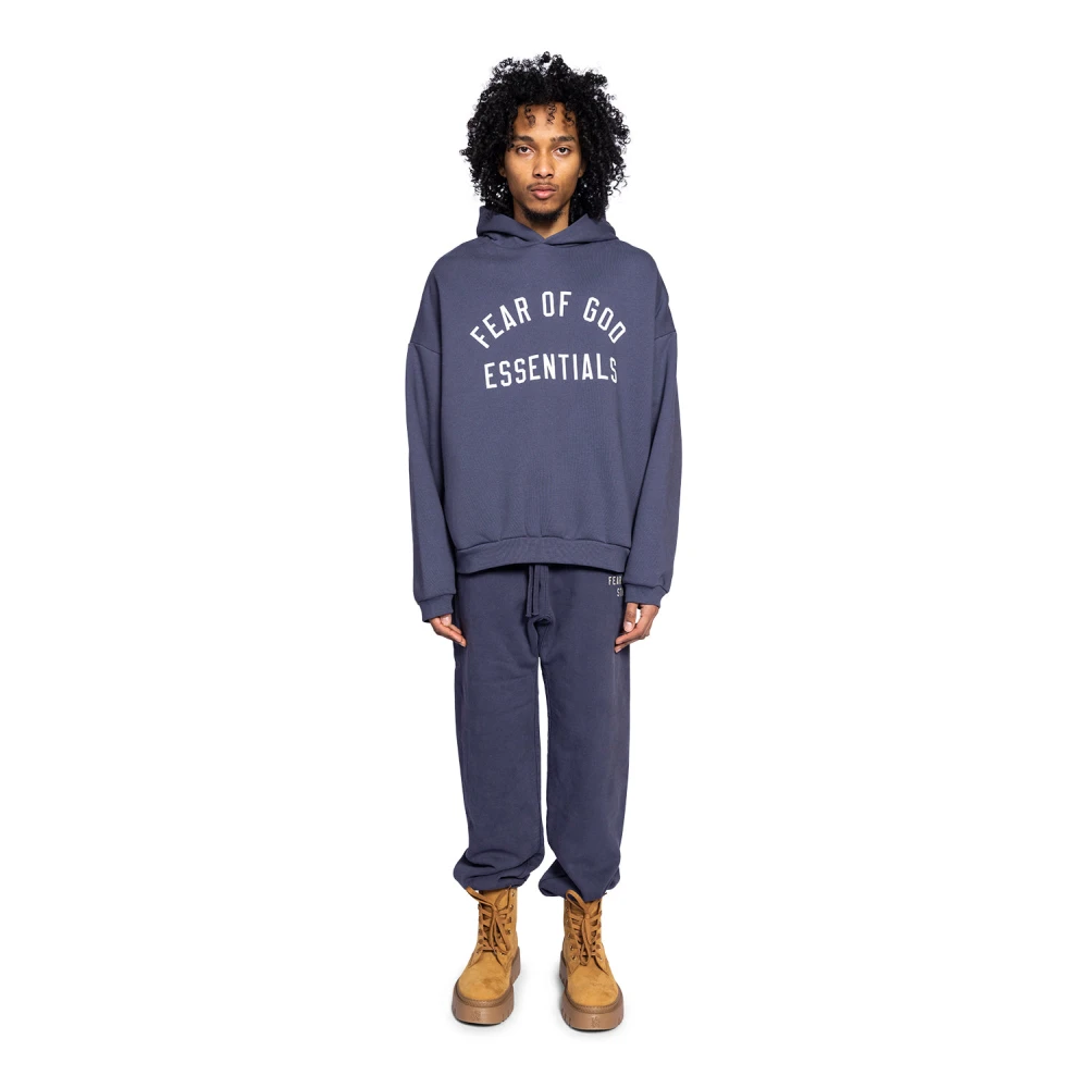 Fear Of God Essentiële Fleece Sweatpant Marine Blue Heren
