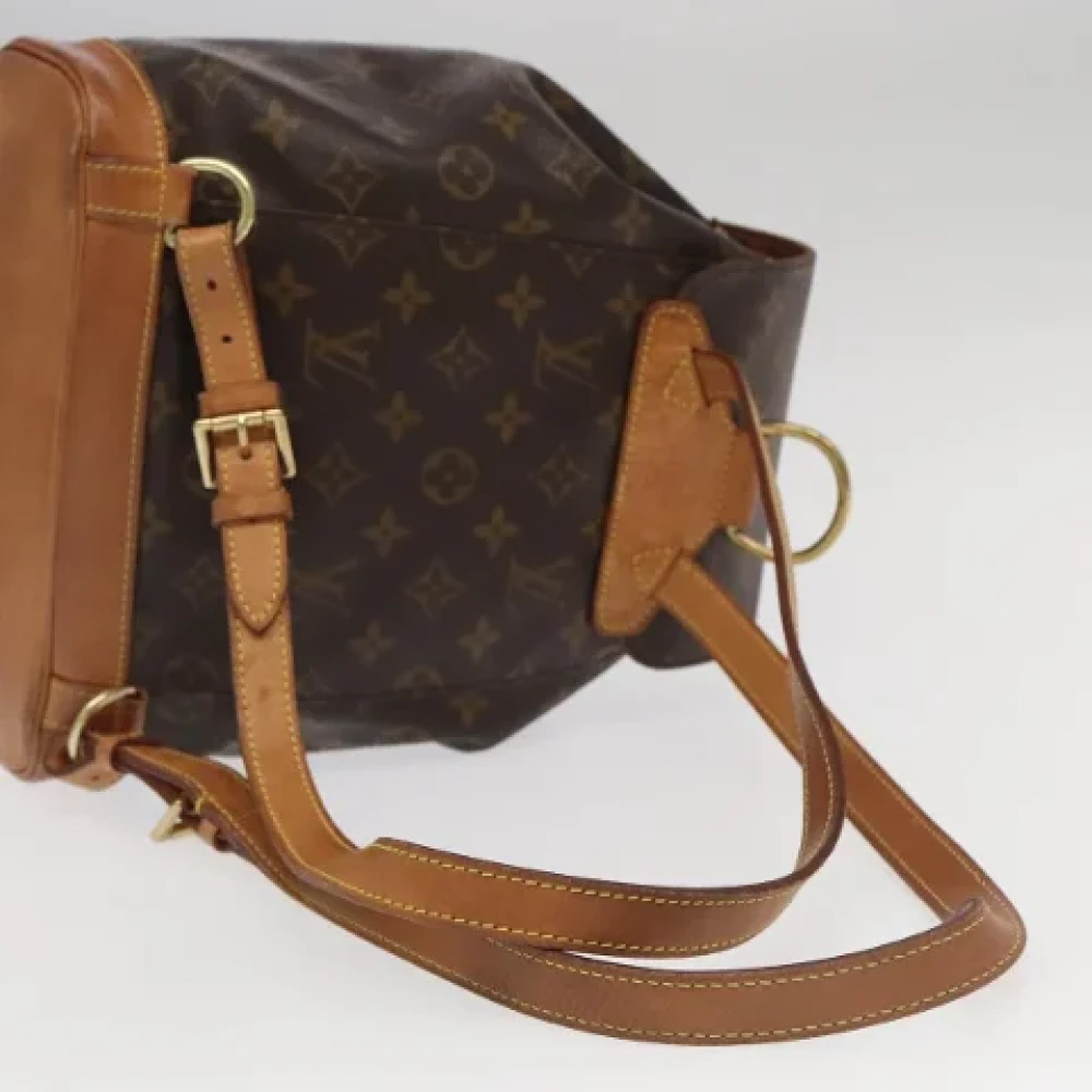 Louis Vuitton Vintage Pre-owned Canvas backpacks Brown Dames