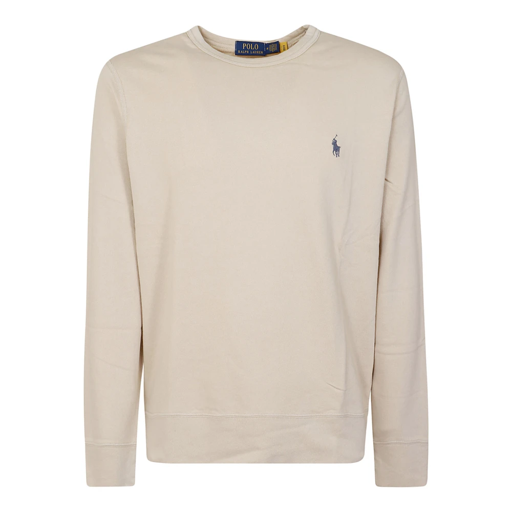 Ralph Lauren Zacht Gewassen Katoenen Sweatshirt Brown Heren
