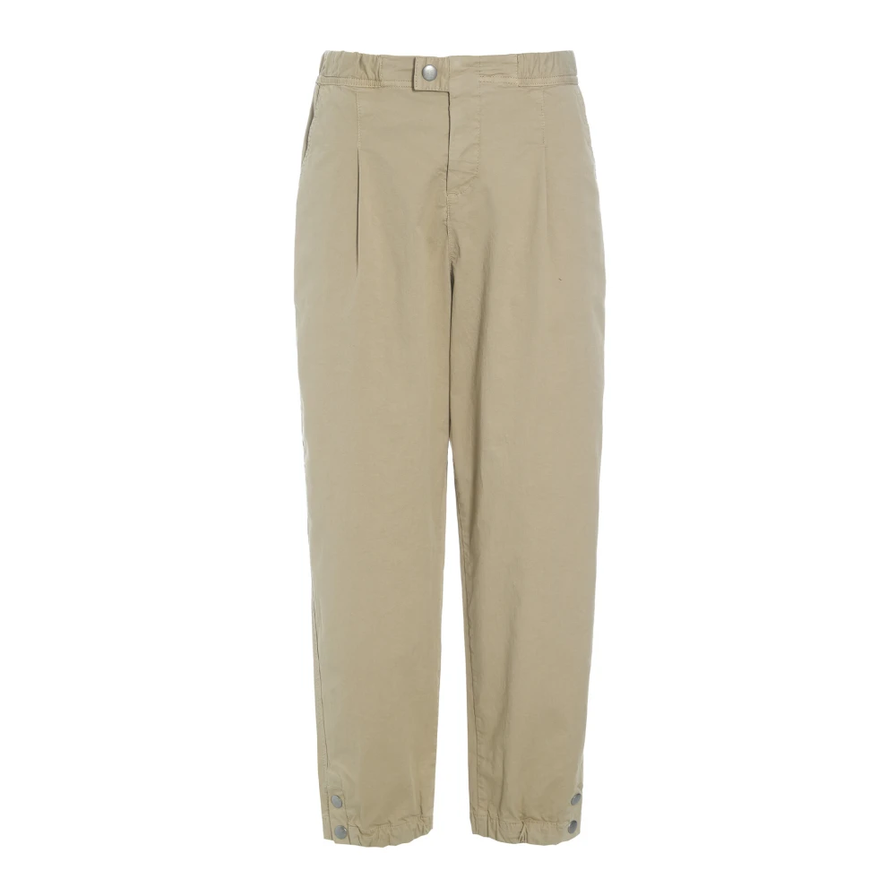 Bitte Kai Rand Casual Elastische Broek Woestijn Beige Dames