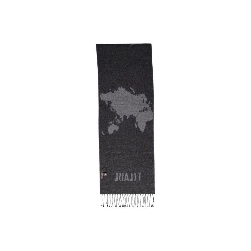 Alviero Martini 1a Classe Grijze Polyacryl Sjaal Herfst Winter Collectie Gray Dames