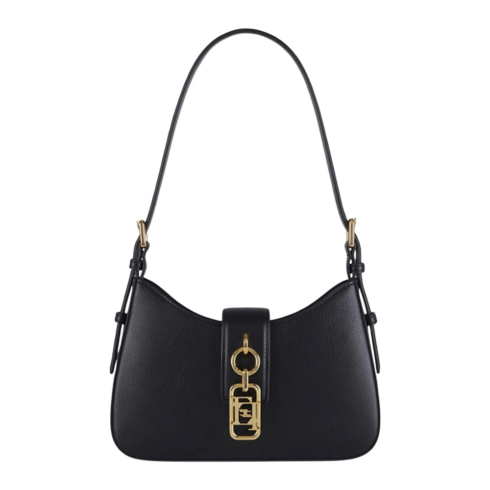 Elisabetta Franchi Women's Black Small Hobo Bag - Shoulder Bags - One Size - Bags