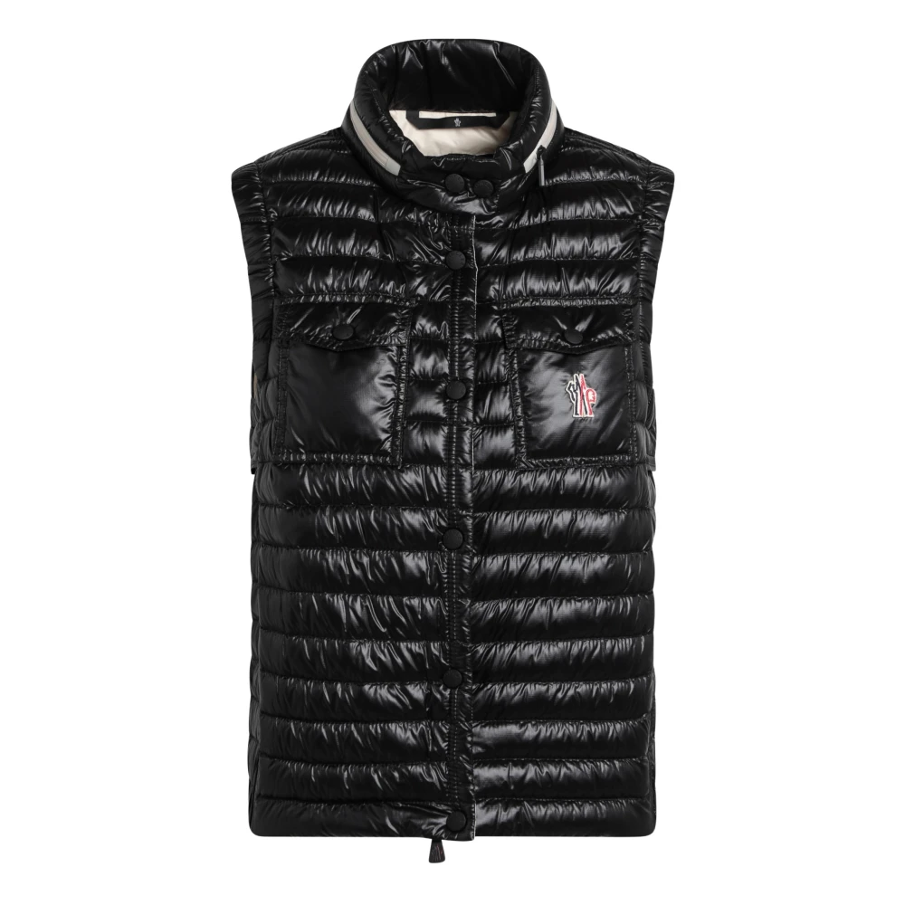 Moncler - Jackets > Vests - Black - Moncler - Modalova