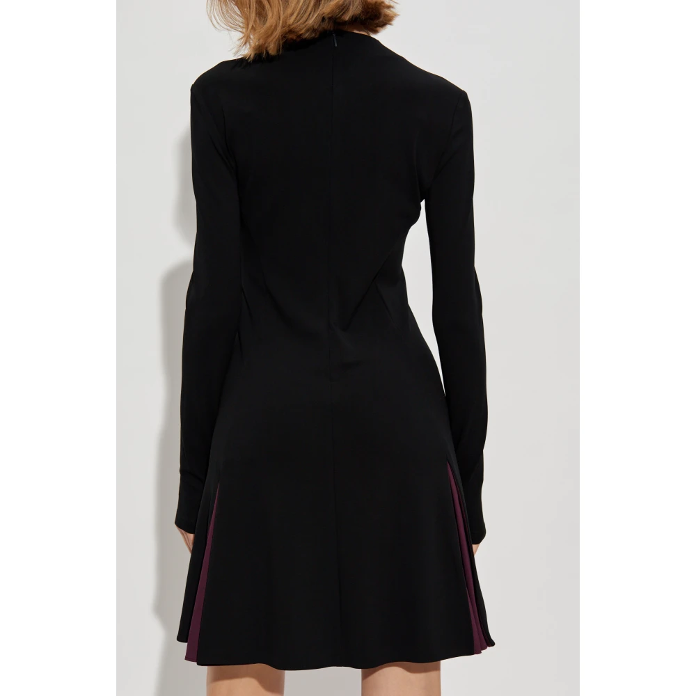 Salvatore Ferragamo Geplooide jurk Black Dames
