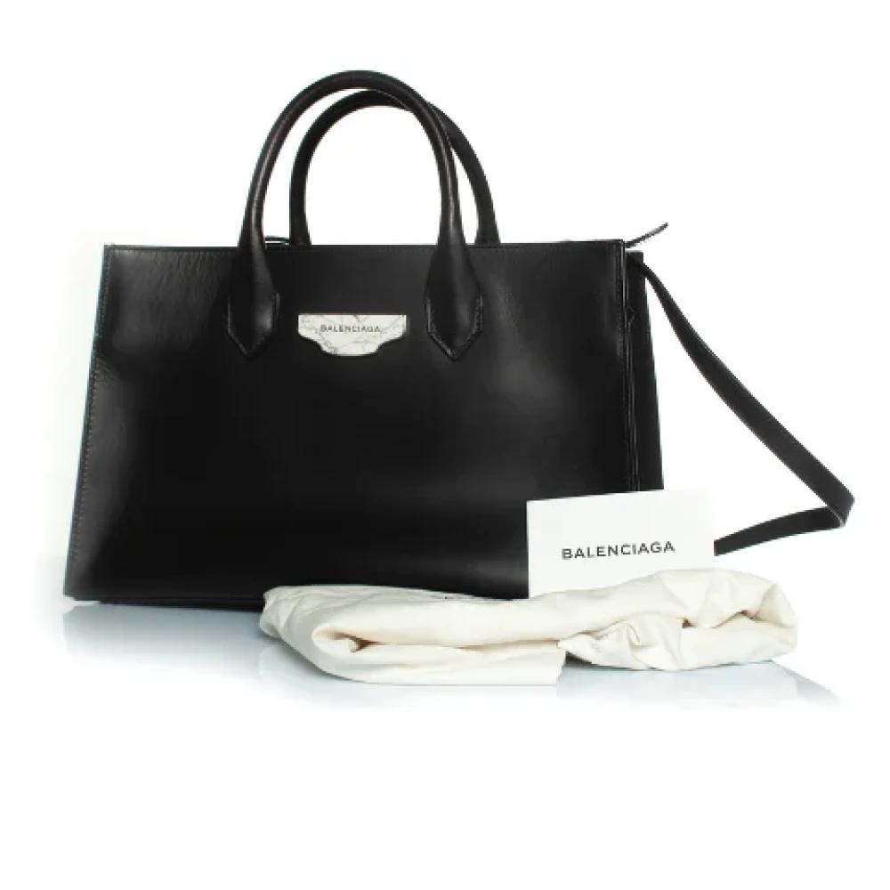 Balenciaga Vintage Pre-owned Leather handbags Black Dames
