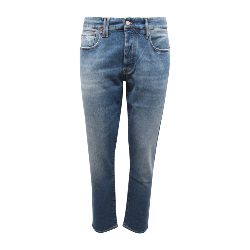 Cycle Men's Blue Slim Fit Straight Leg Jeans - Slim Fit Jeans - W31 - Jeans