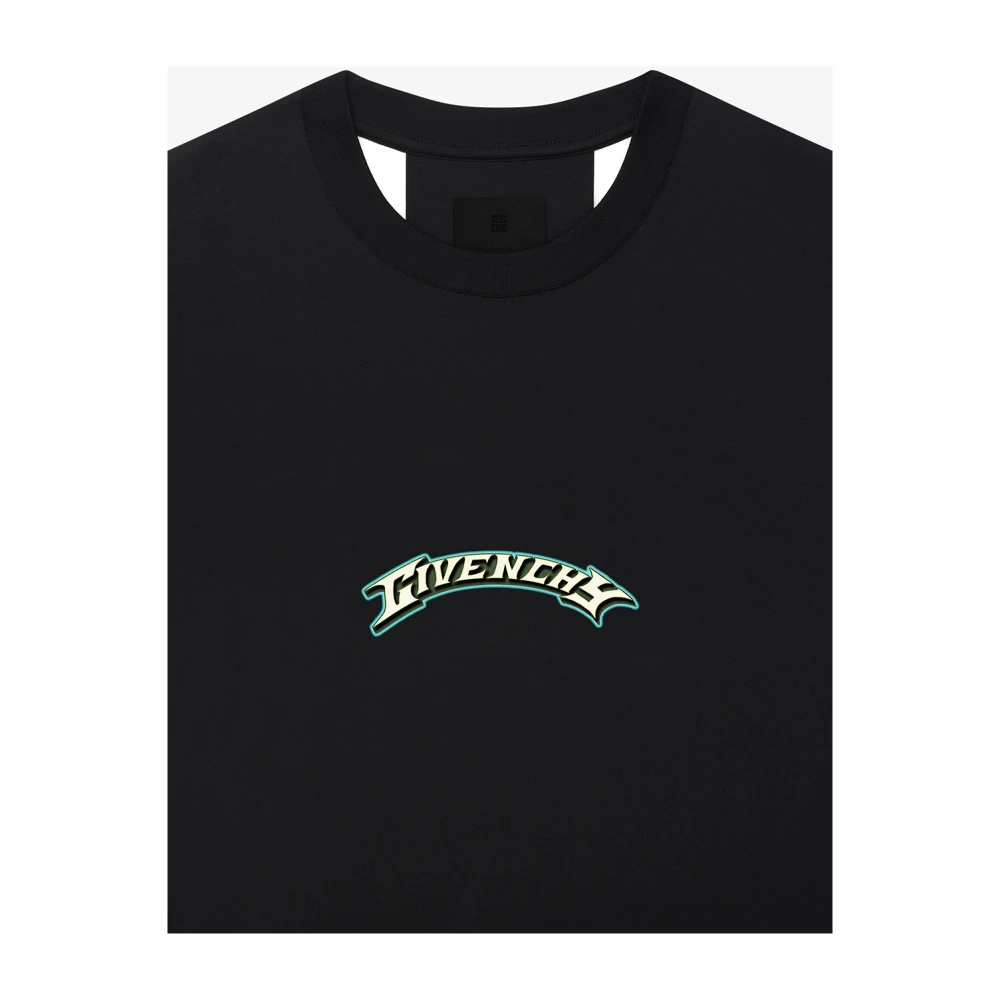 Givenchy T-shirt met ronde hals en kenmerkende print Black Heren