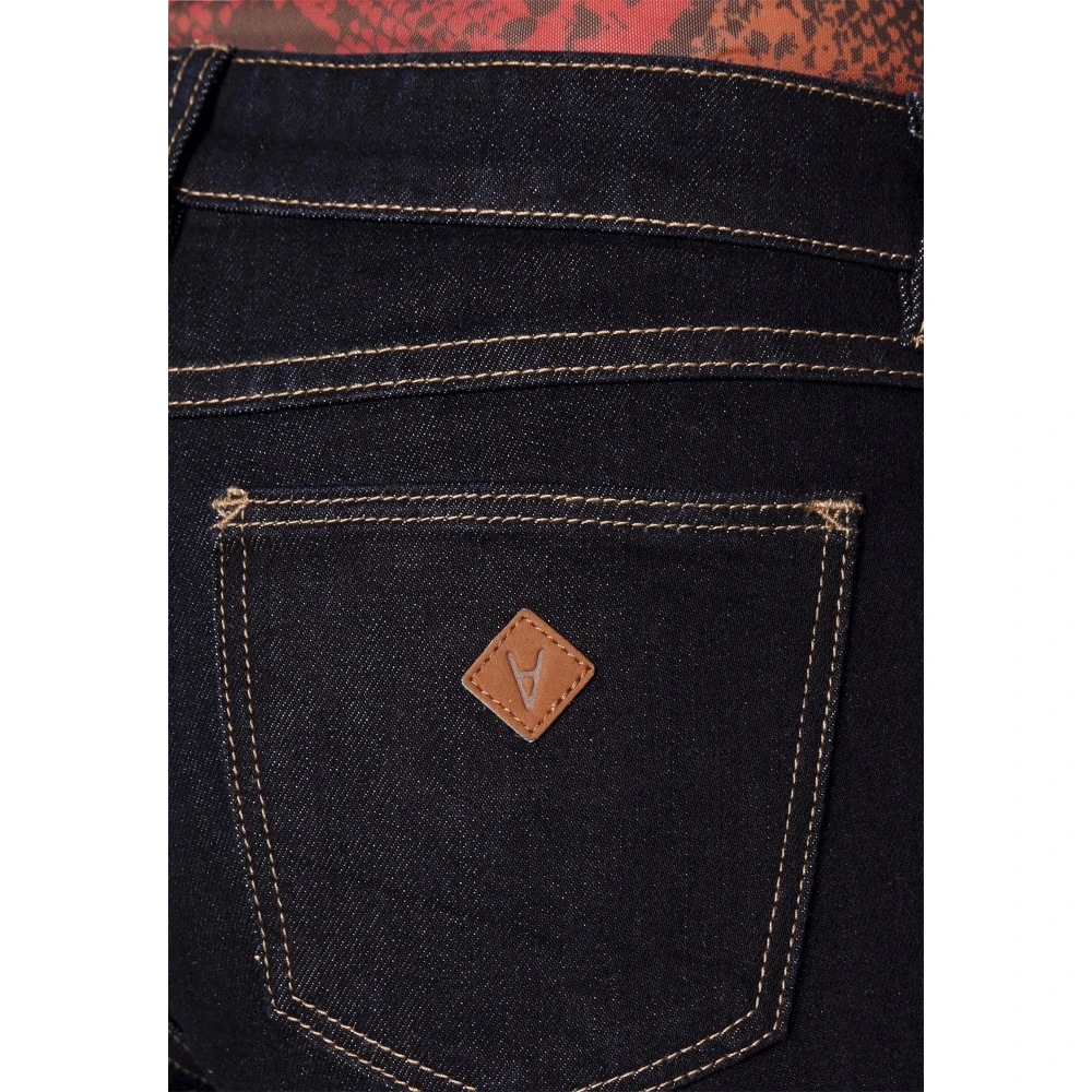 Abrand Jeans Low Boot Flared Slim Fit Jeans Blue Dames