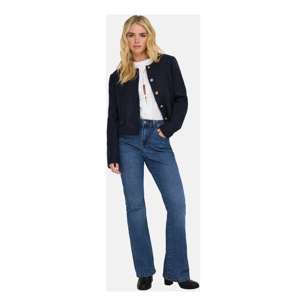 Jacqueline de Yong Slim Fit Jeans Blue Dames