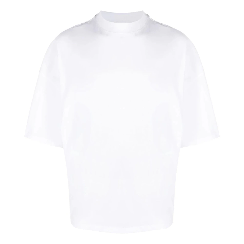 Jil Sander Klassiek Katoenen T-shirt White Heren