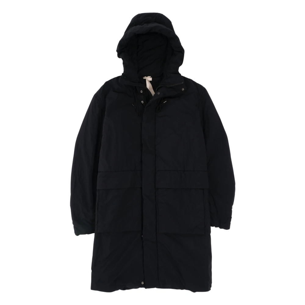 Ten C Zwarte Parka Mid Layer Jas Black Heren