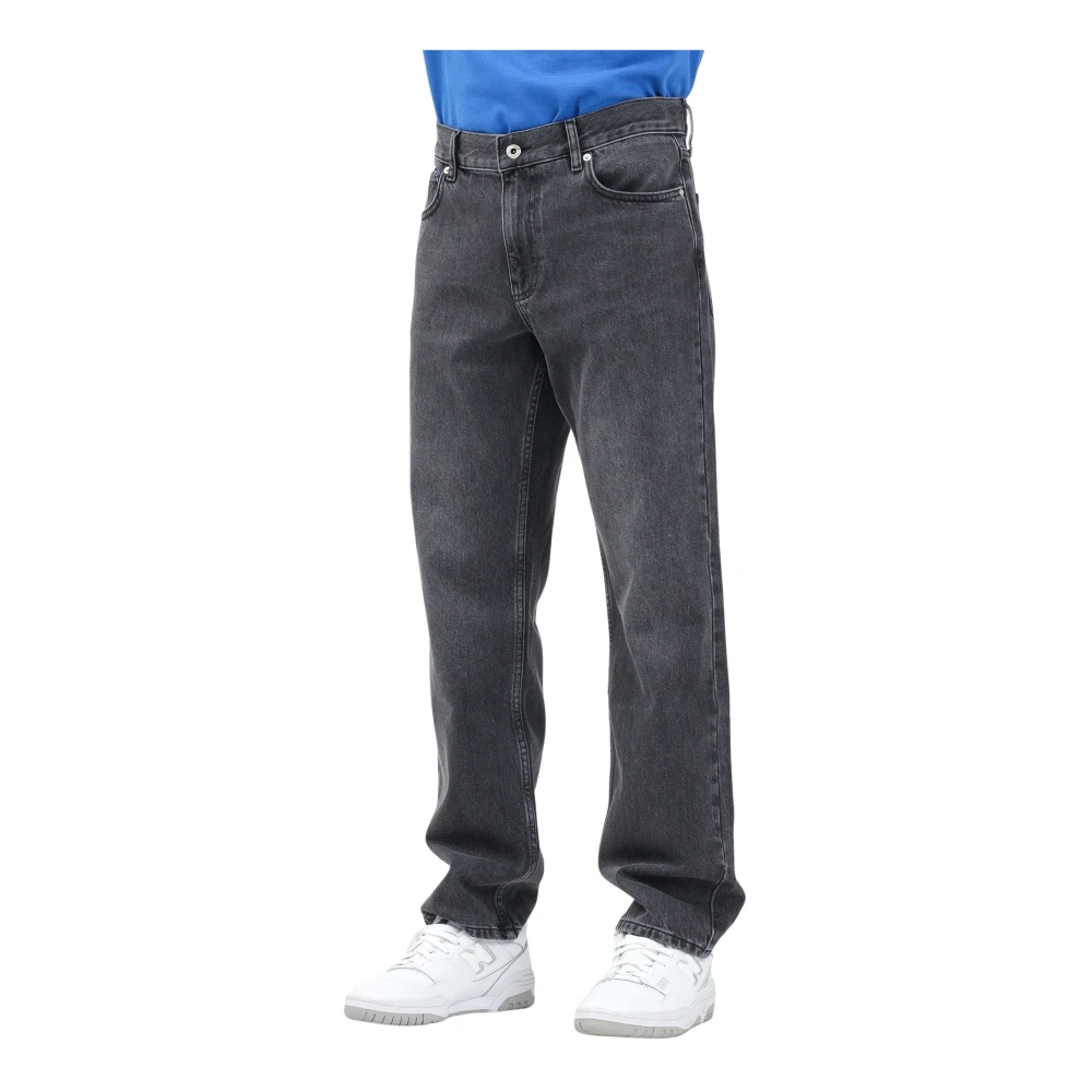 Karl Lagerfeld Black Straight Fit Jeans, Male, W31, Jeans