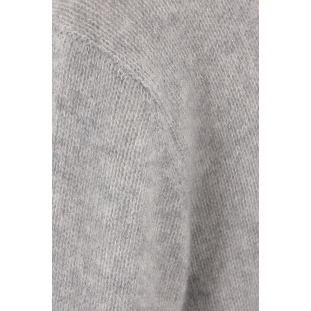 allude Lichtgrijze Kasjmier Zijde Hoodie Gray Dames