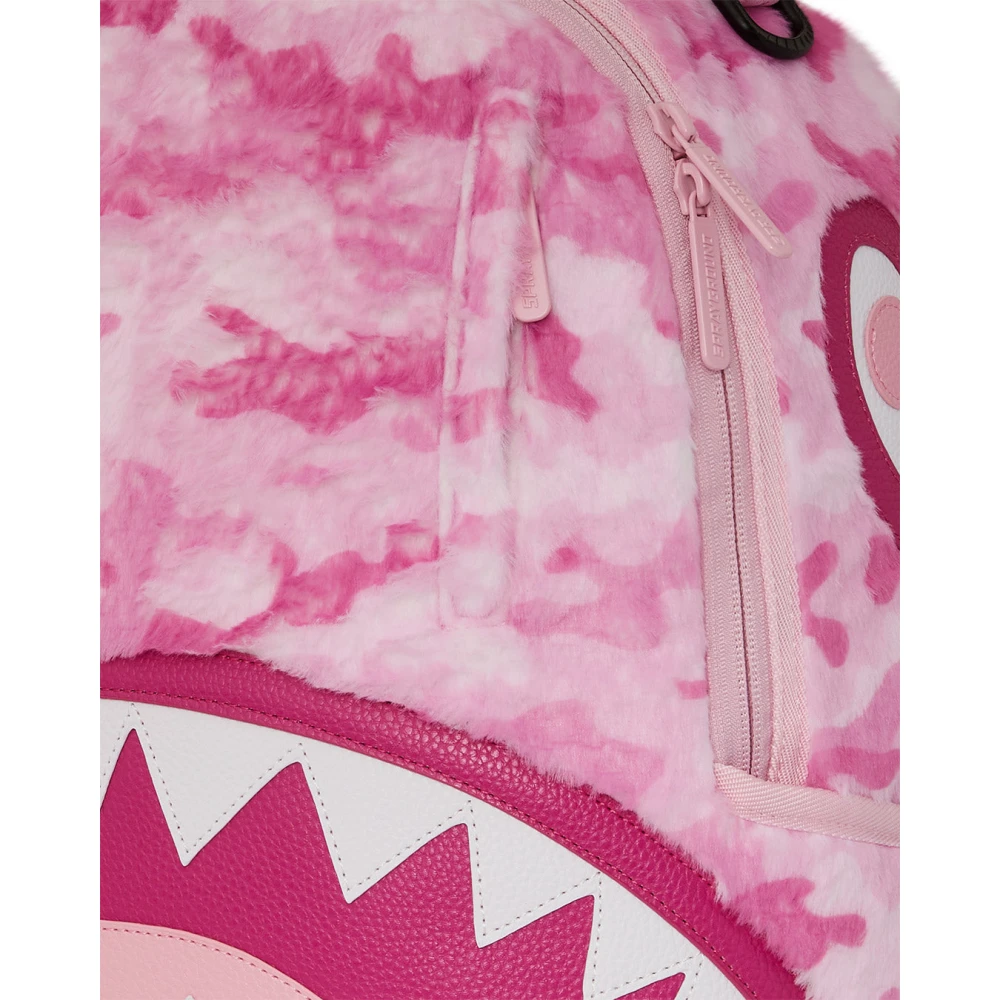 Sprayground Roze Haai Bont Rugzak Pink Unisex