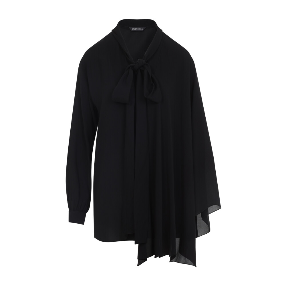 トップス BALENCIAGA 25SS bow blouse Balenciaga - Blouse with bow black - The Corner