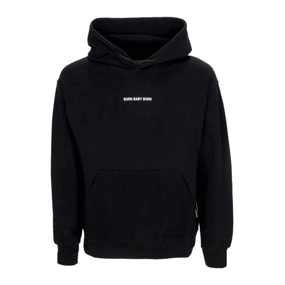 Propaganda Men's Black Lightweight Hooded Sweatshirt With Ribs - Hoodies - Xs - Sweatshirts & Hoodies