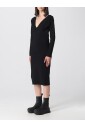robe-midi-en-maille-a-col-v