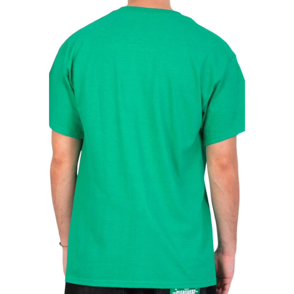 Pleasures Groene Opera Tee Shirt Green Heren