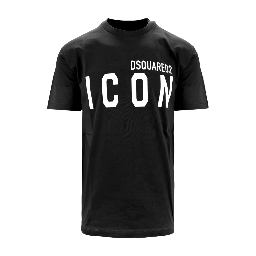 Dsquared2 Black T-Shirts, Male, S, T-Shirt
