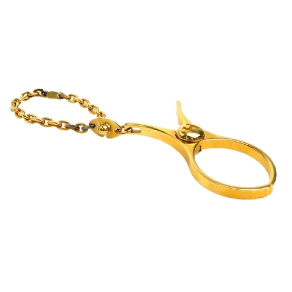 Hermès Vintage Pre-owned Metal key-holders Yellow Dames