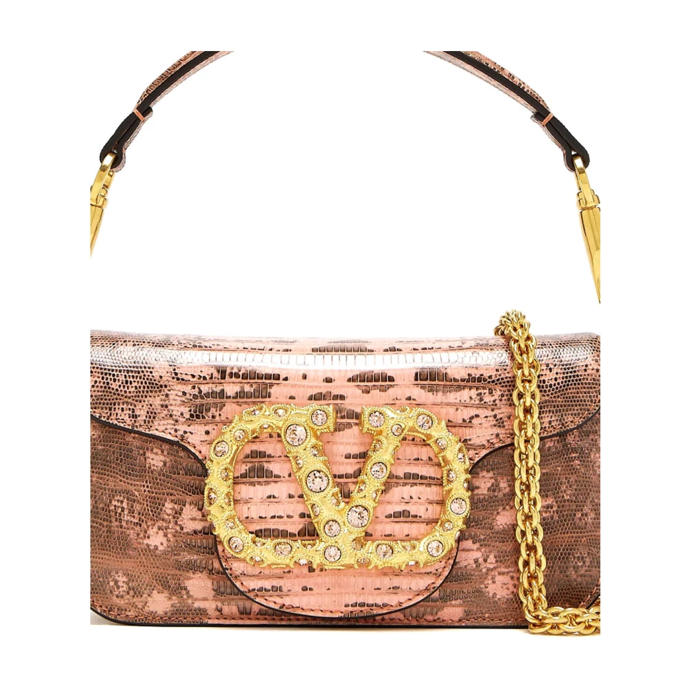 Valentino Garavani Stijlvolle Schoudertas Pink Dames
