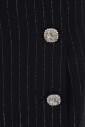 black-and-silver-striped-twill-dress