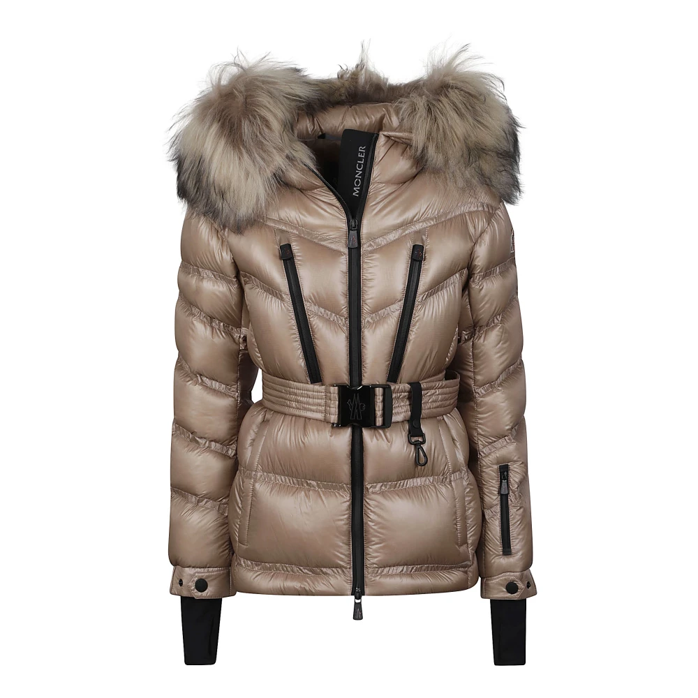 Moncler Varm Vinter Dunjacka Beige, Dam