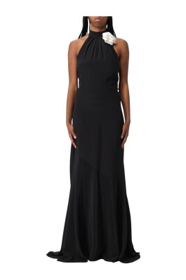 elegant-knee-length-dress-with-belt-detail