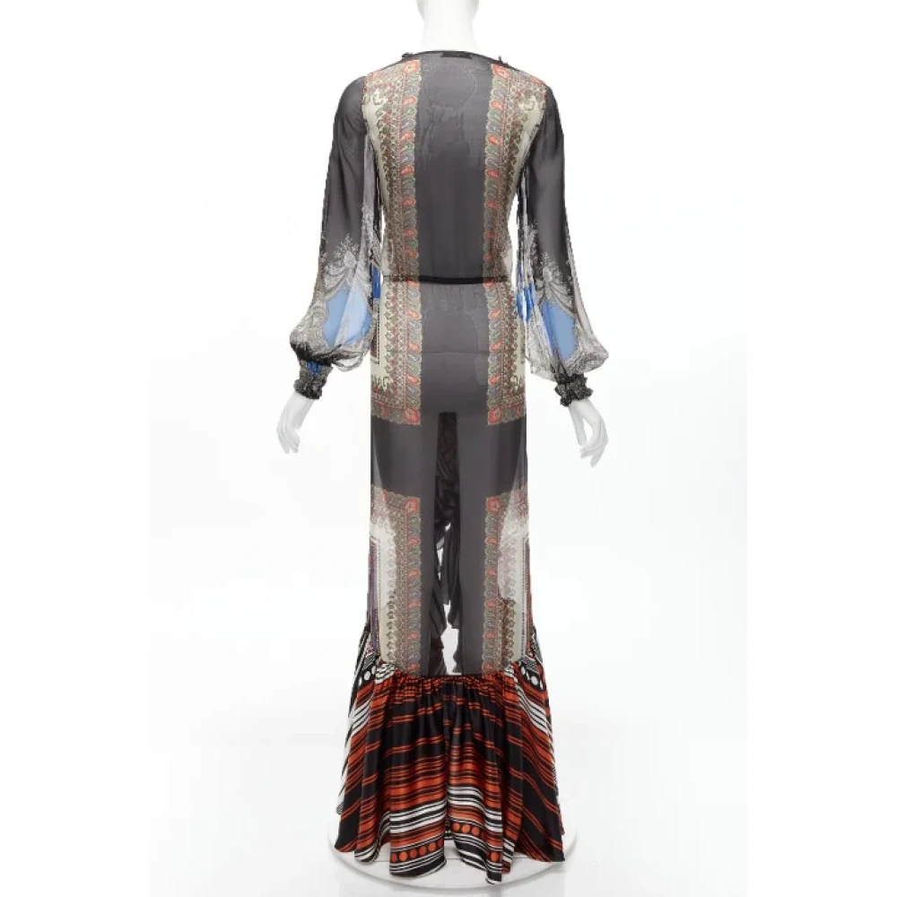 Givenchy Pre-owned Silk dresses Black Dames
