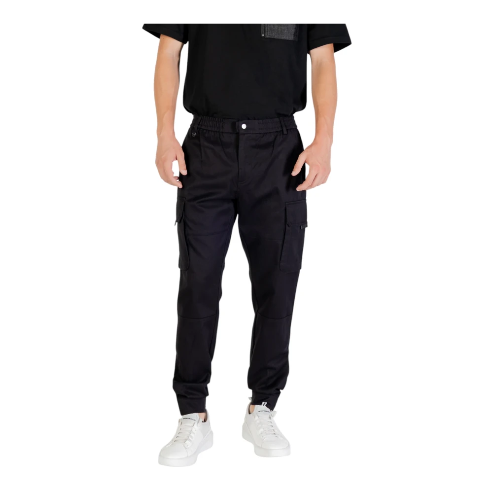 Antony Morato Men's Black Modern Regular Fit Trousers