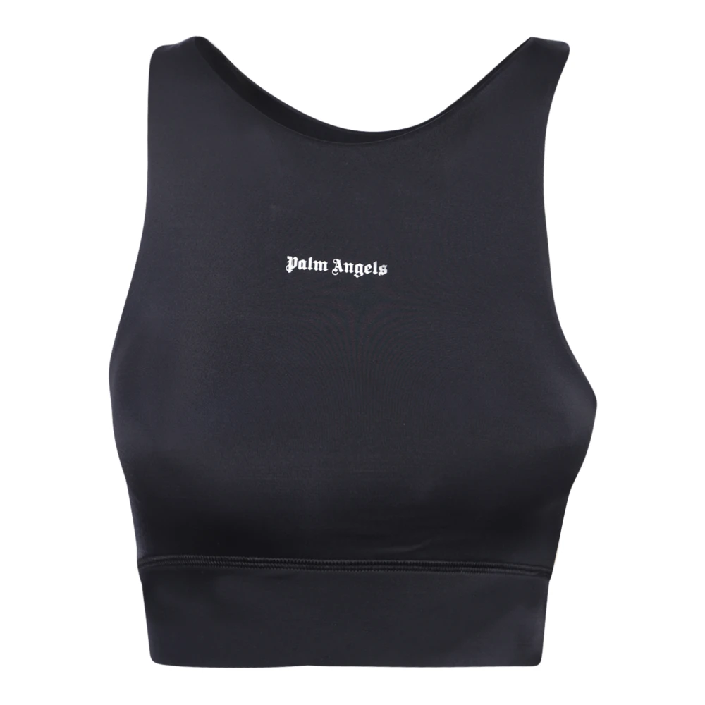 Palm Angels Vrouw Zwart Tops Dames, Xs, Dameskleding Topwear Aw 23