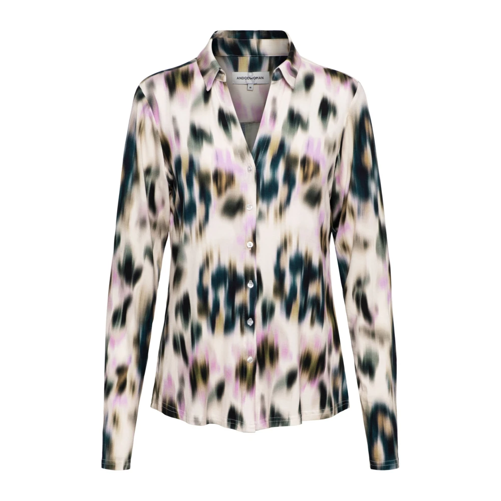 &Co Woman Overhemd met lange mouwen effen kleur Multicolor Dames