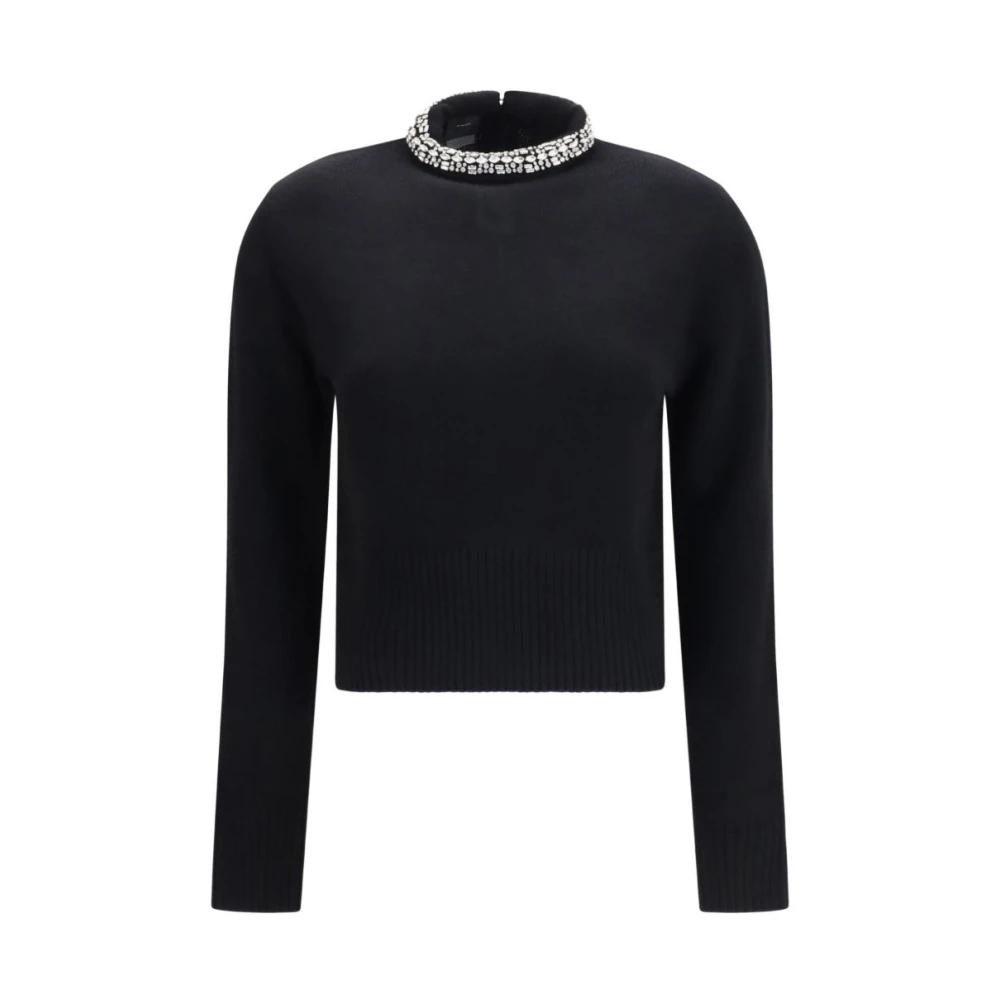 Pinko Donna Nero - Maglione Dolcevita - Knitwear - Xs