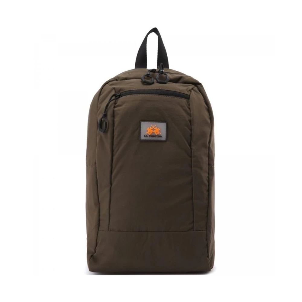 La Martina Unisex Groente Tassen Groen, One Size, Polyester, Backpack