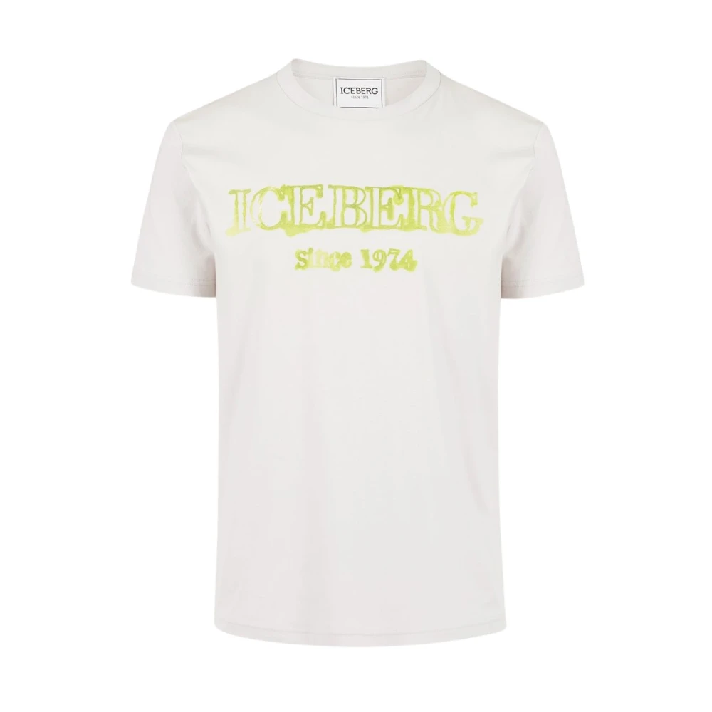 Iceberg Lichtgrijze T-shirt Modellen Gray Heren