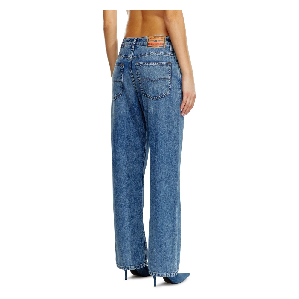 Diesel Straight Jeans 1999 D-Reggy Blue Dames