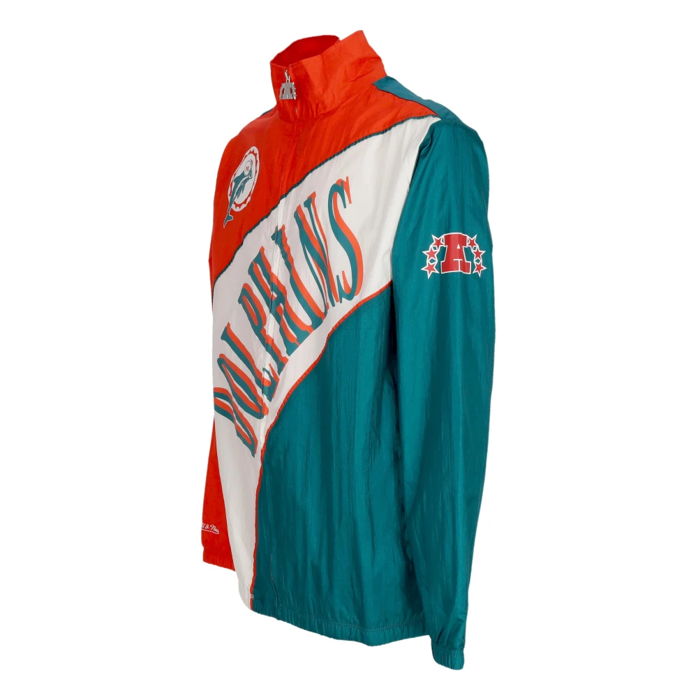 Mitchell & Ness Miami Dolphins Retro Windbreaker Jas Multicolor Heren