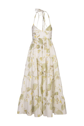 white-fit-and-flare-strappy-dress