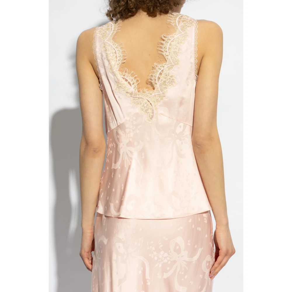 Loveshackfancy Top Adette Pink Dames