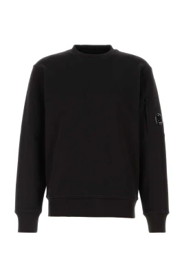 Diagonal Raised Fleece Crewneck Lens Sweatshirt